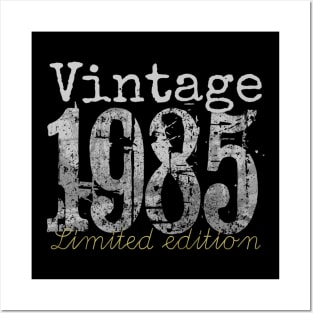 Vintage 1985 35 Year Old 1985 35th Birthday Gift Posters and Art